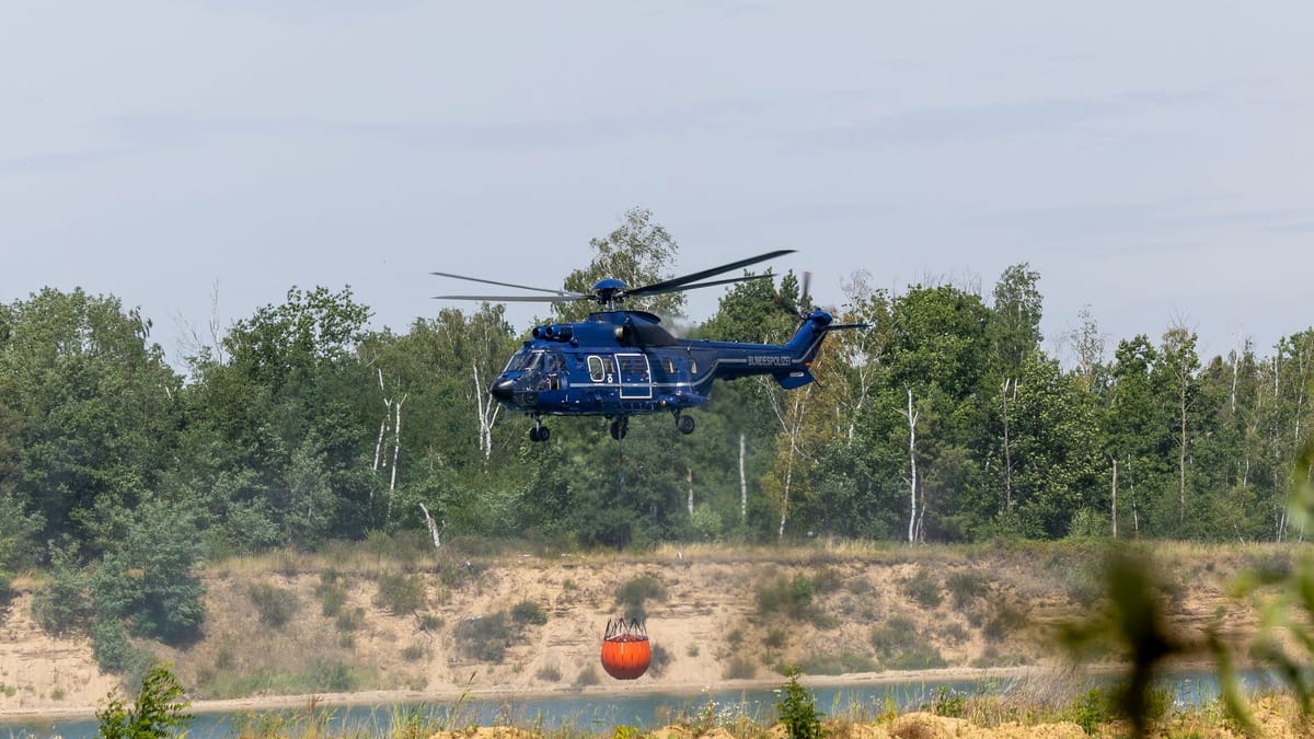 Waldbrand in der Gohrischheide - Orte weiter in Gefahr