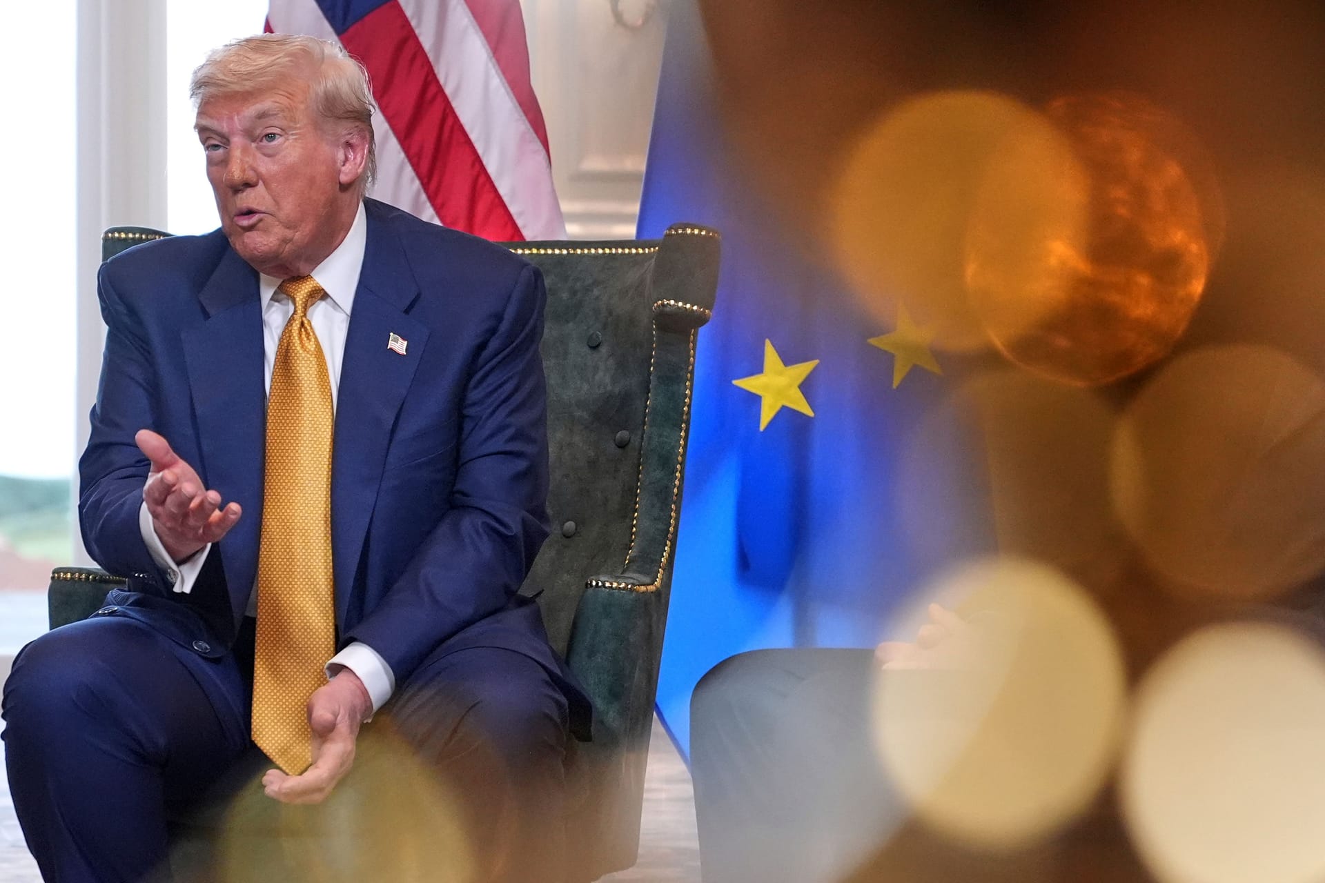 US-Präsident Donald Trump: Ursprünglich hatte er mit Zöllen von 30 Prozent ab 1. August gedroht.
