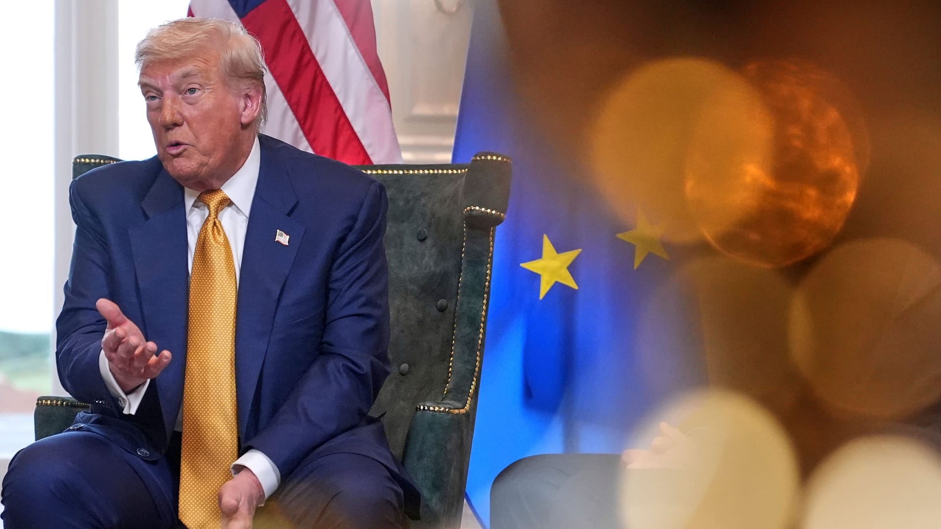 US-Präsident Donald Trump: Ursprünglich hatte er mit Zöllen von 30 Prozent ab 1. August gedroht.
