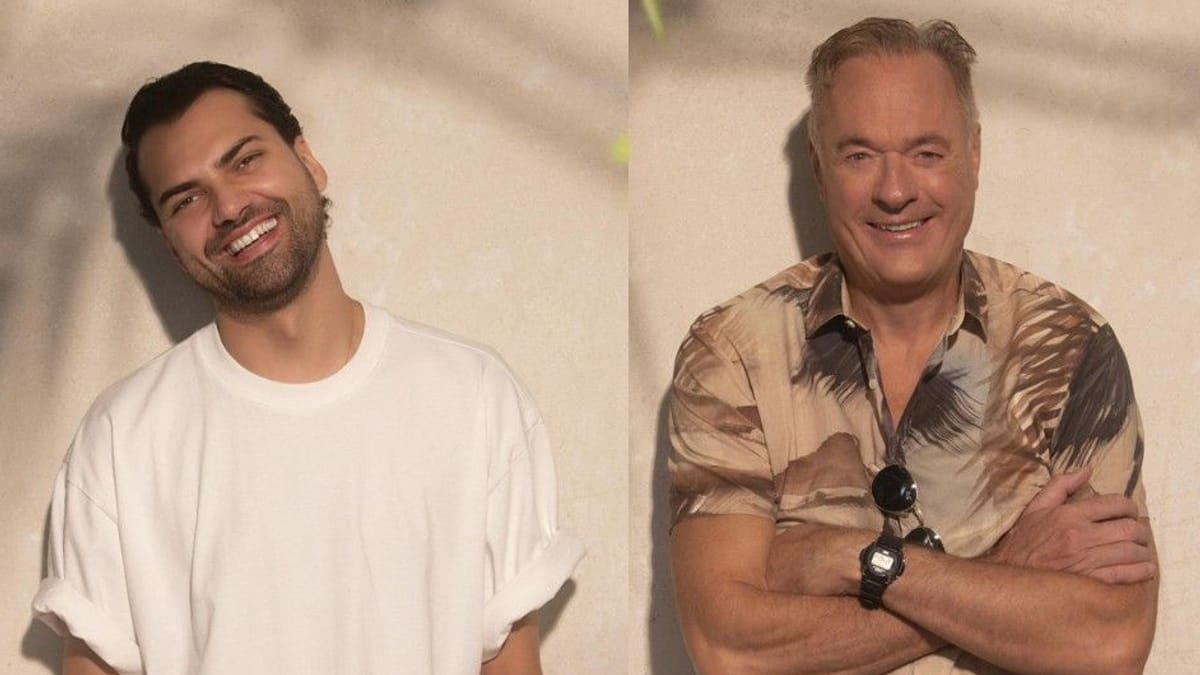 Jimi Blue Ochsenknecht in besu an Ronald Schilla v 'Vili skušnjave'