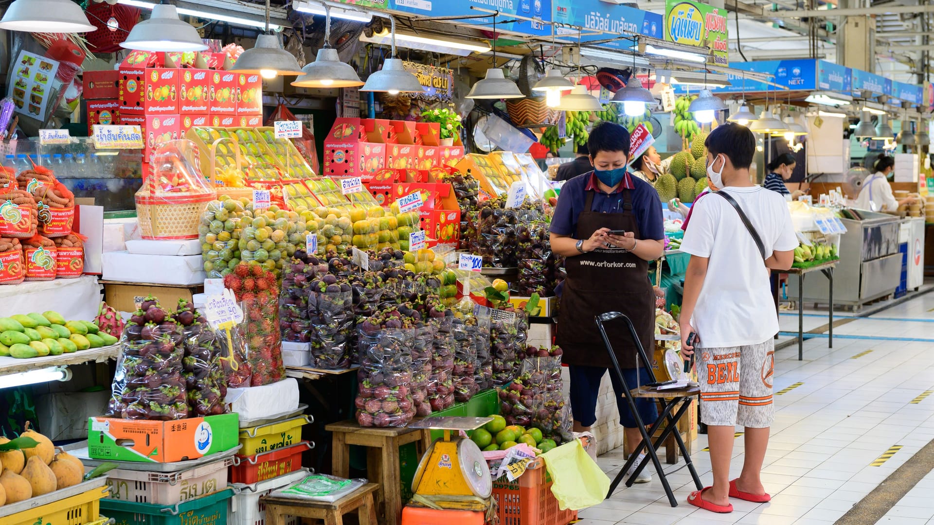 Obst und Gemüse: Der Or-Tor-Kor-Markt an einem normalen Tag.
