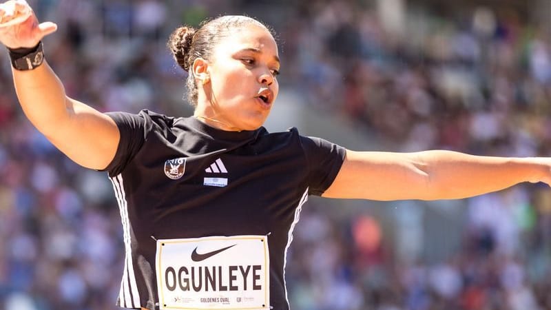 Kugelstoß-Olympiasiegerin Yemisi Ogunleye (Archivbild): Die 26-Jährige startet am Sonntag beim Berliner Istaf. Kugelstoß-Olympiasiegerin Yemisi Ogunleye (Archivbild): Die 26-Jährige startet am Sonntag beim Berliner Istaf.