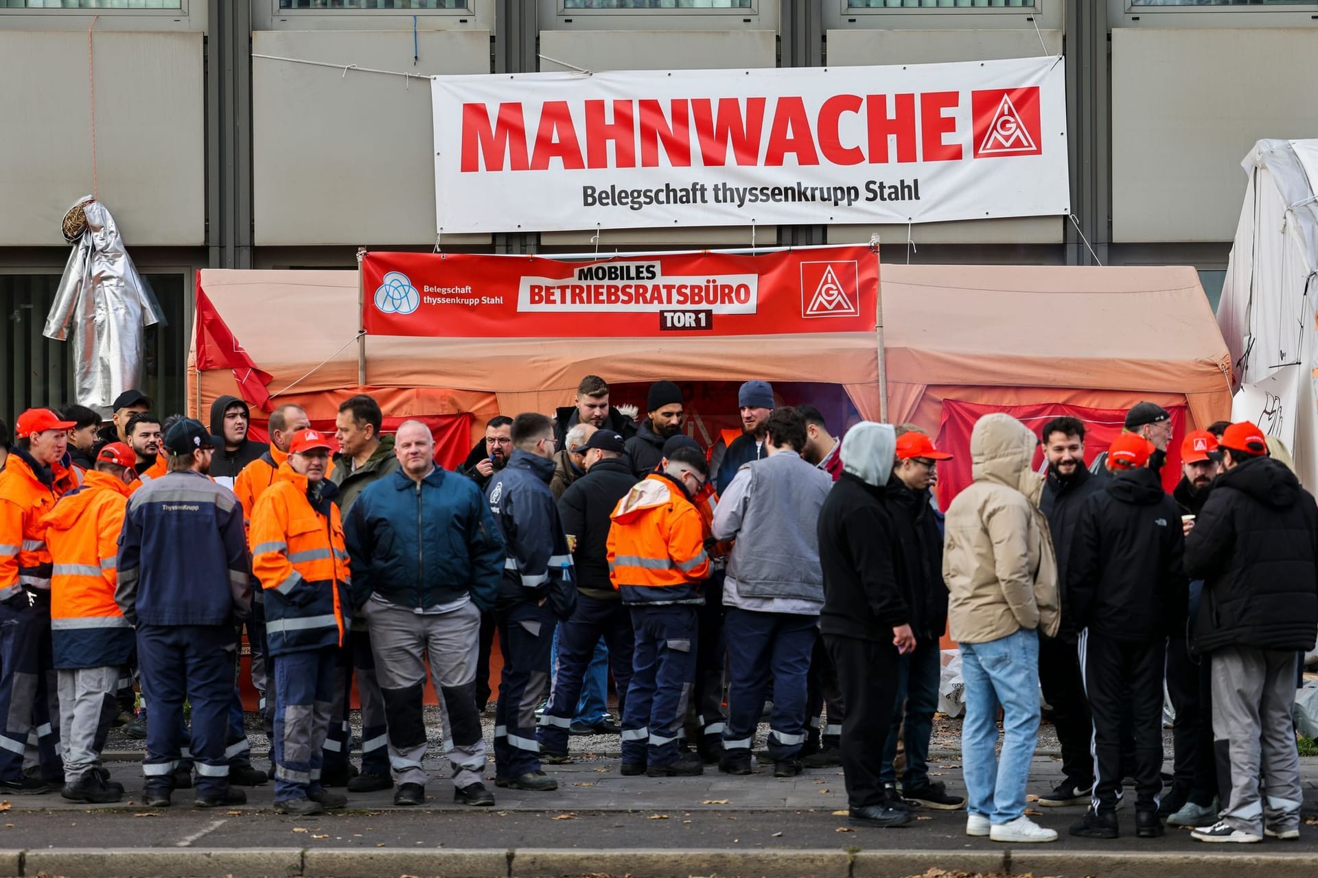Mahnwache der IG Metall