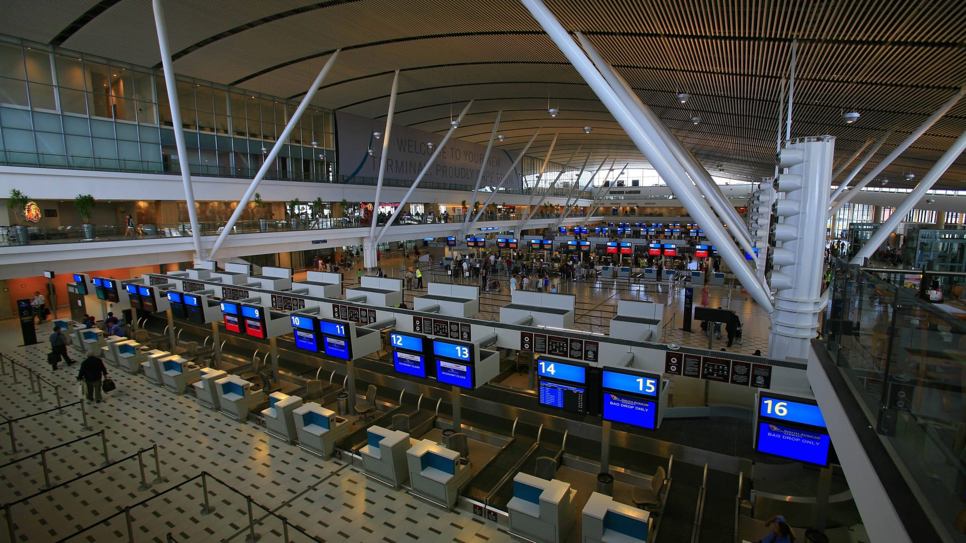 Ein Terminal des Flughafens von Kapstadt (Südafrika): Der Airport wird außerordentlich gut bewertet.