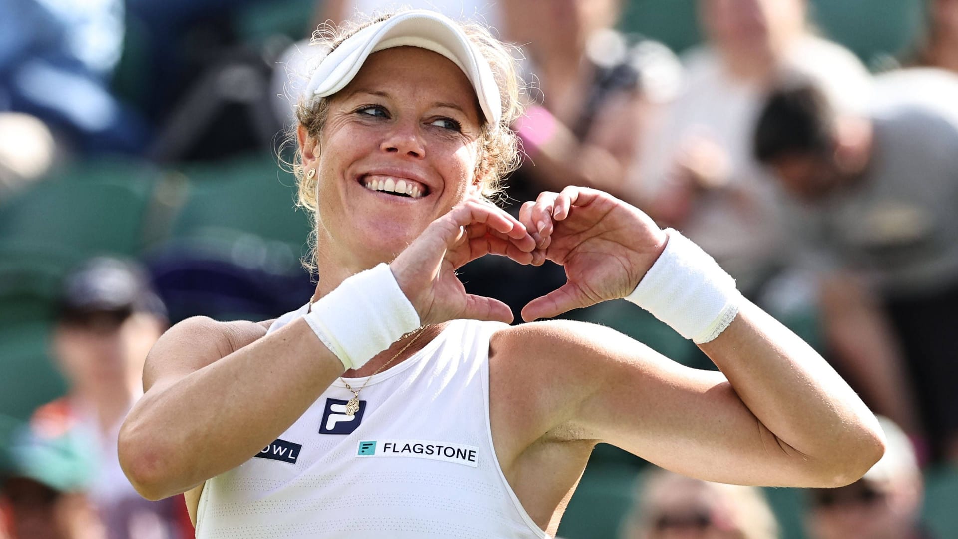 Laura Siegemund: Die deutsche Tennisspielerin steht bei Wimbledon im Viertelfinale.