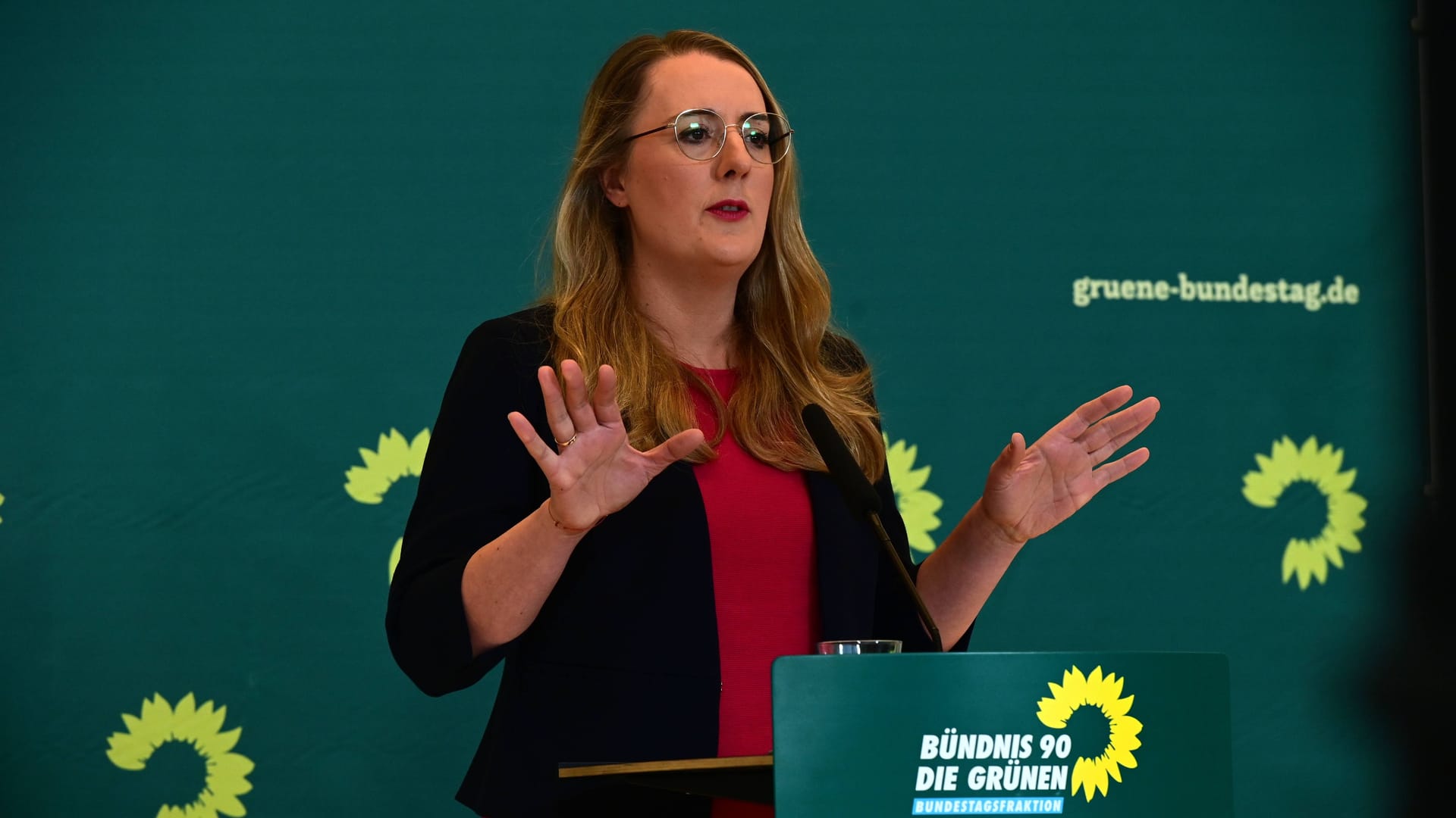 Katharina Dröge (Archivbild): Die Co-Vorsitzende der Grünen zeigt sich trotz der zuletzt schwachen Wahlergebnisse ihrer Partei optimistisch.