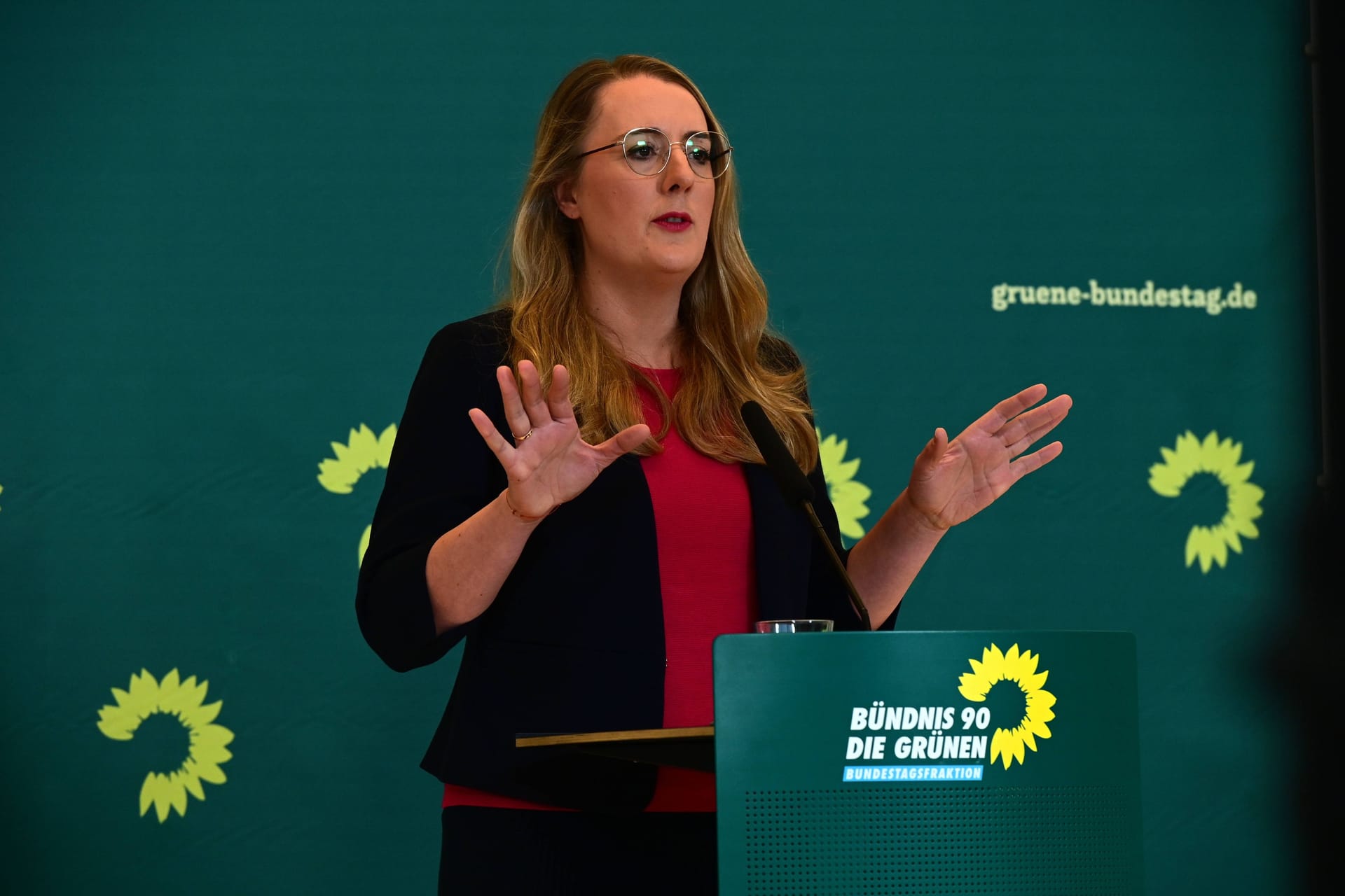 Katharina Dröge (Archivbild): Die Co-Vorsitzende der Grünen zeigt sich trotz der zuletzt schwachen Wahlergebnisse ihrer Partei optimistisch.