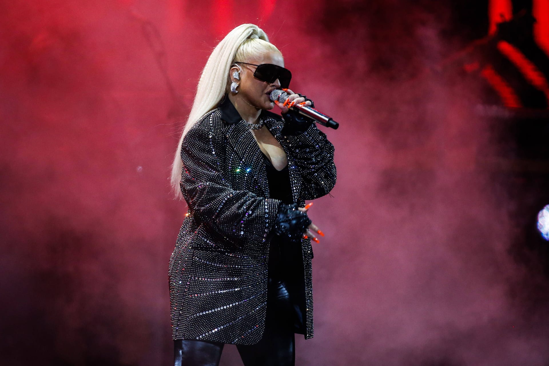 Christina Aguilera: So sah die Sängerin 2023 aus.