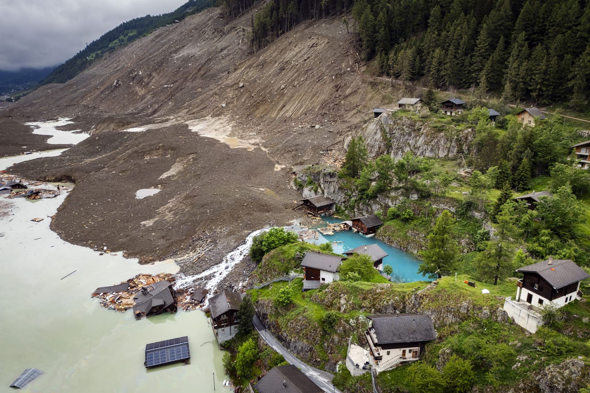 Bergsturz im Wallis
