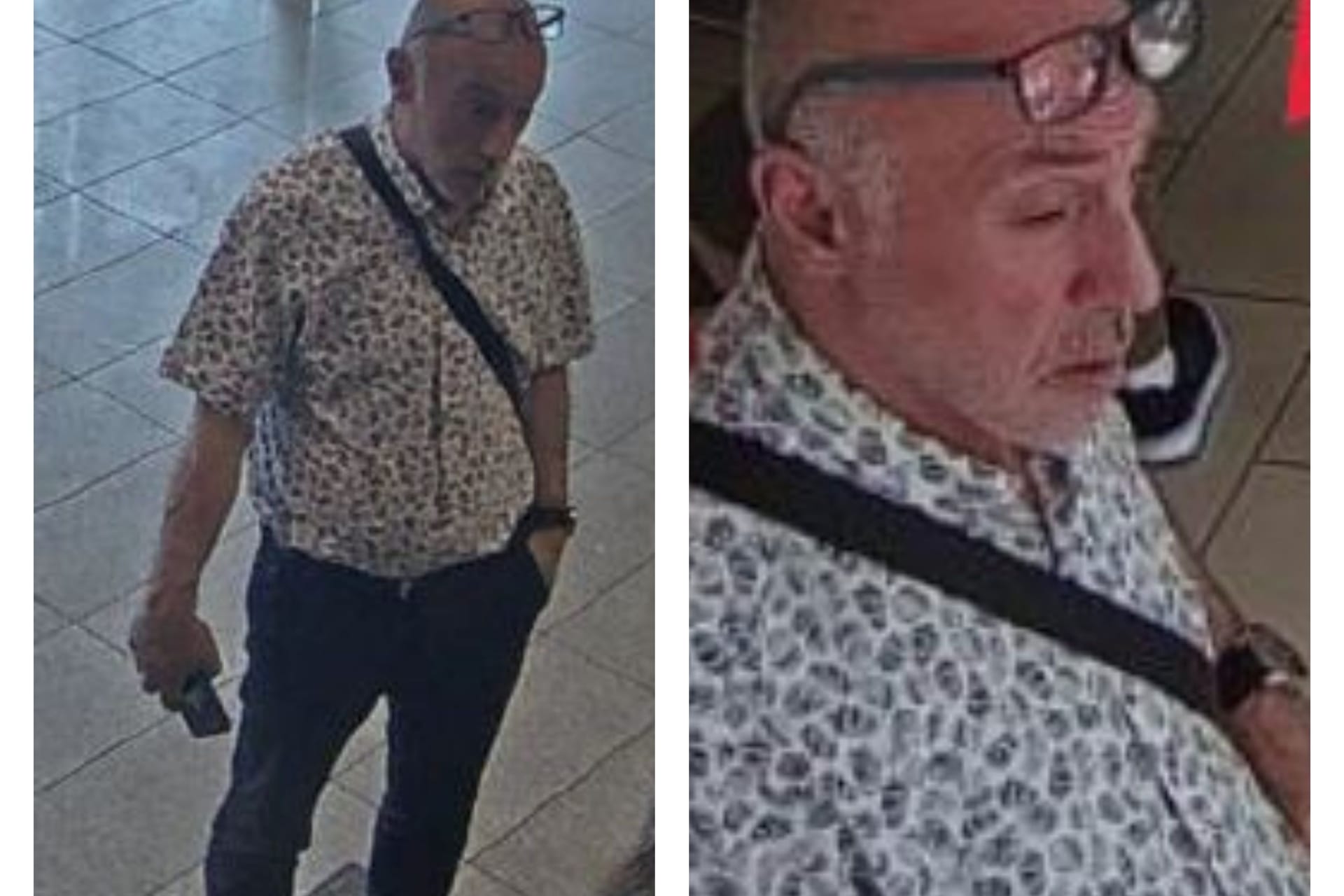 Der Mann soll mehrfach Bargeld abgehoben haben: Mit diesen Fotos sucht die Polizei nach ihm.