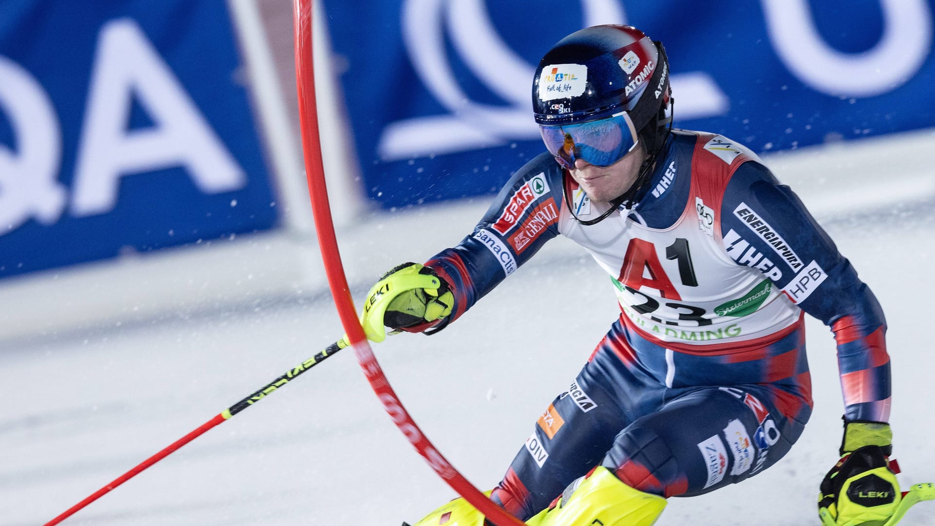 Filip Zubčić: Er wurde im März Sechster im Slalom in Kroatien.