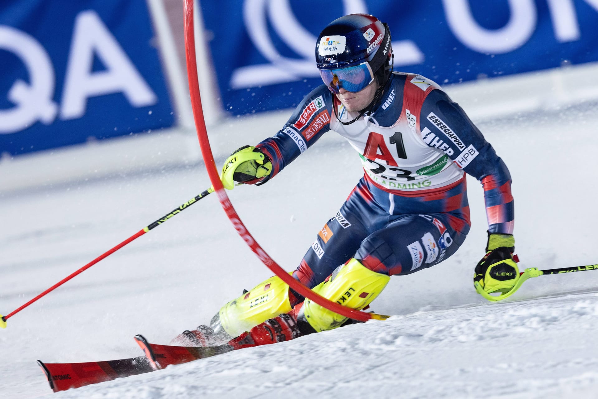 Filip Zubčić: Er wurde im März Sechster im Slalom in Kroatien.