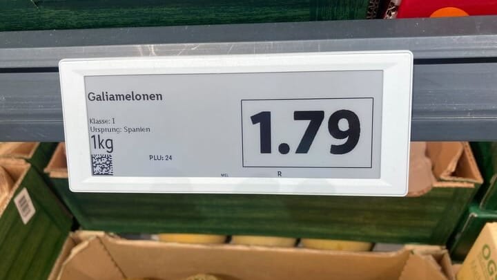 Klarheit: Oft wiegen Melonen mehr als ein Kilogramm.