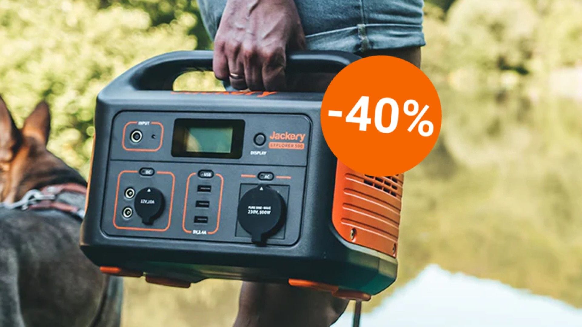 Fürs Camping, Festivals und andere Outdoor-Abenteuer: Amazon reduziert eine Powerstation mit mehr als 500 Wattstunden.