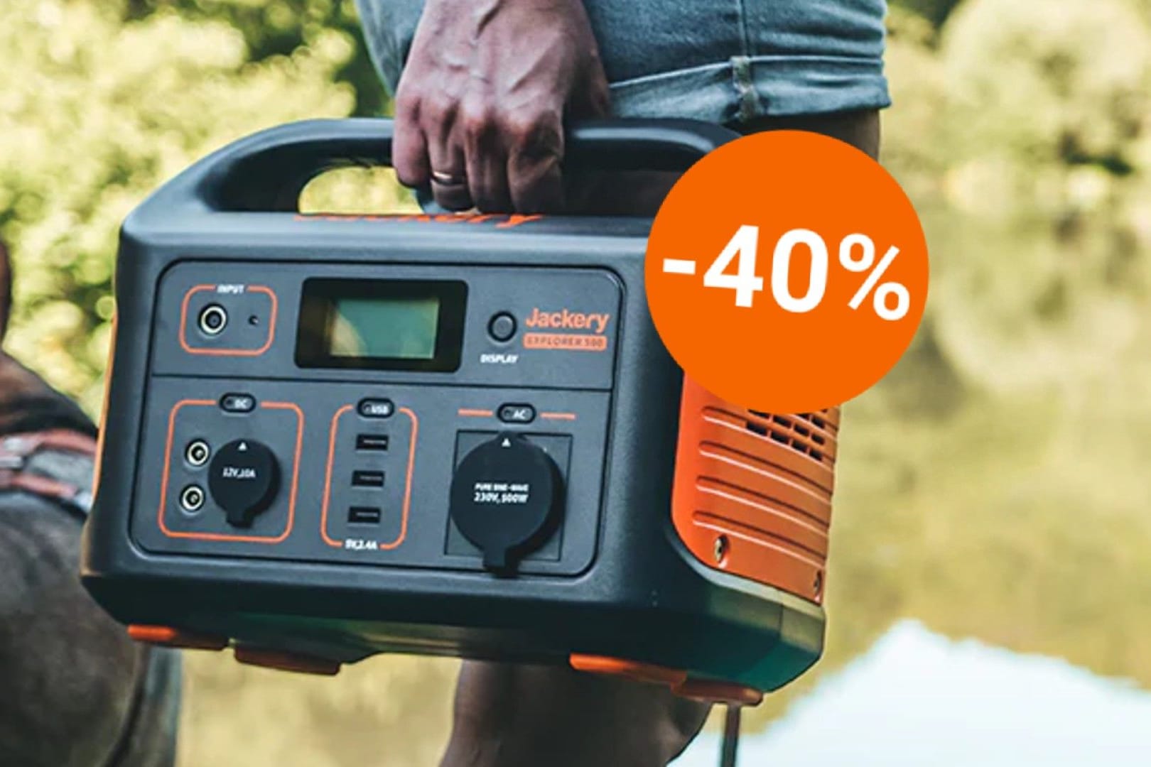 Fürs Camping, Festivals und andere Outdoor-Abenteuer: Amazon reduziert eine Powerstation mit mehr als 500 Wattstunden.