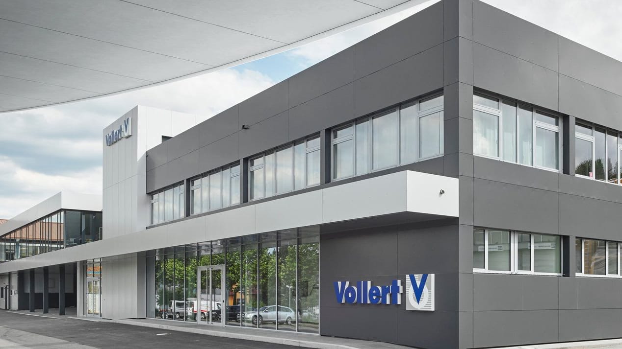 Der Vollert-Firmensitz in Weinsberg: Kurz nach dem 100. Firmenjubiläum ist das Unternehmen trotz Aufträgen insolvent.