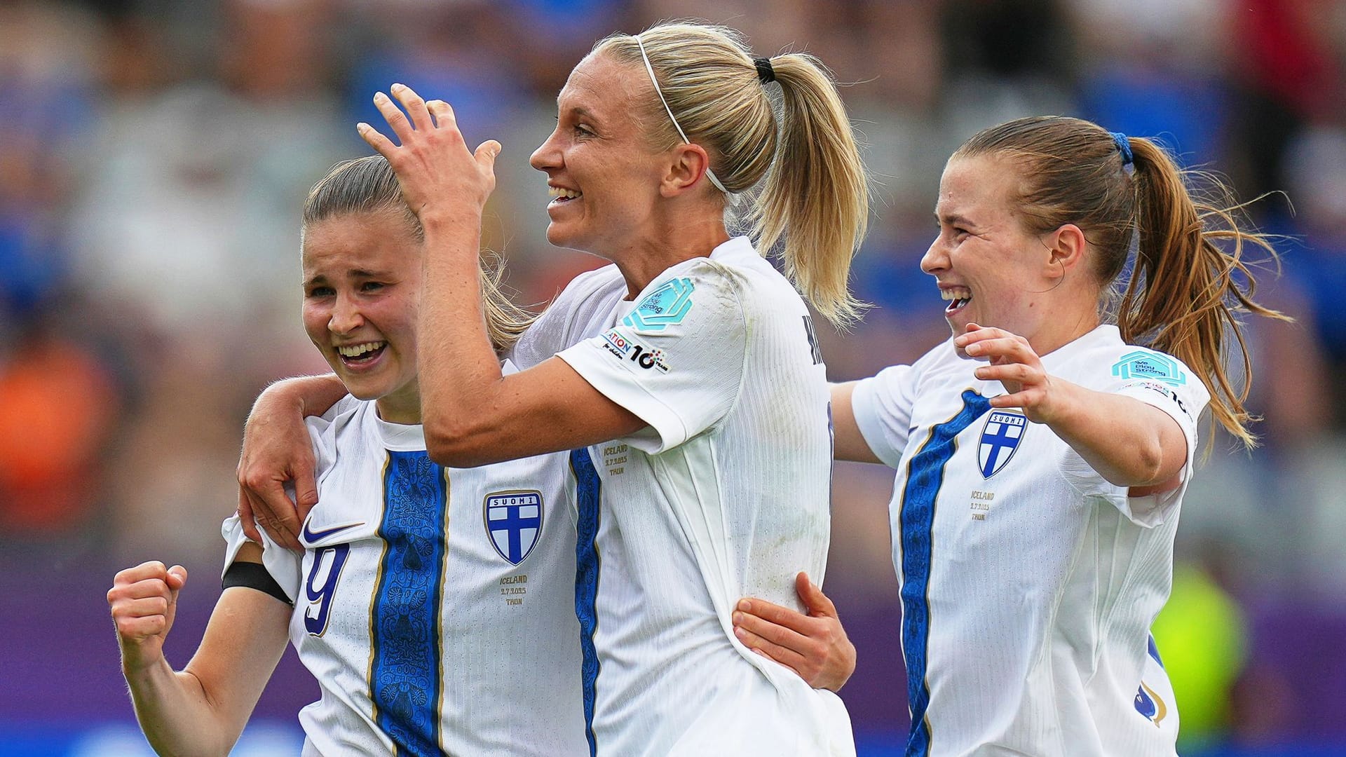 Frauenfußball EM: Island - Finnland