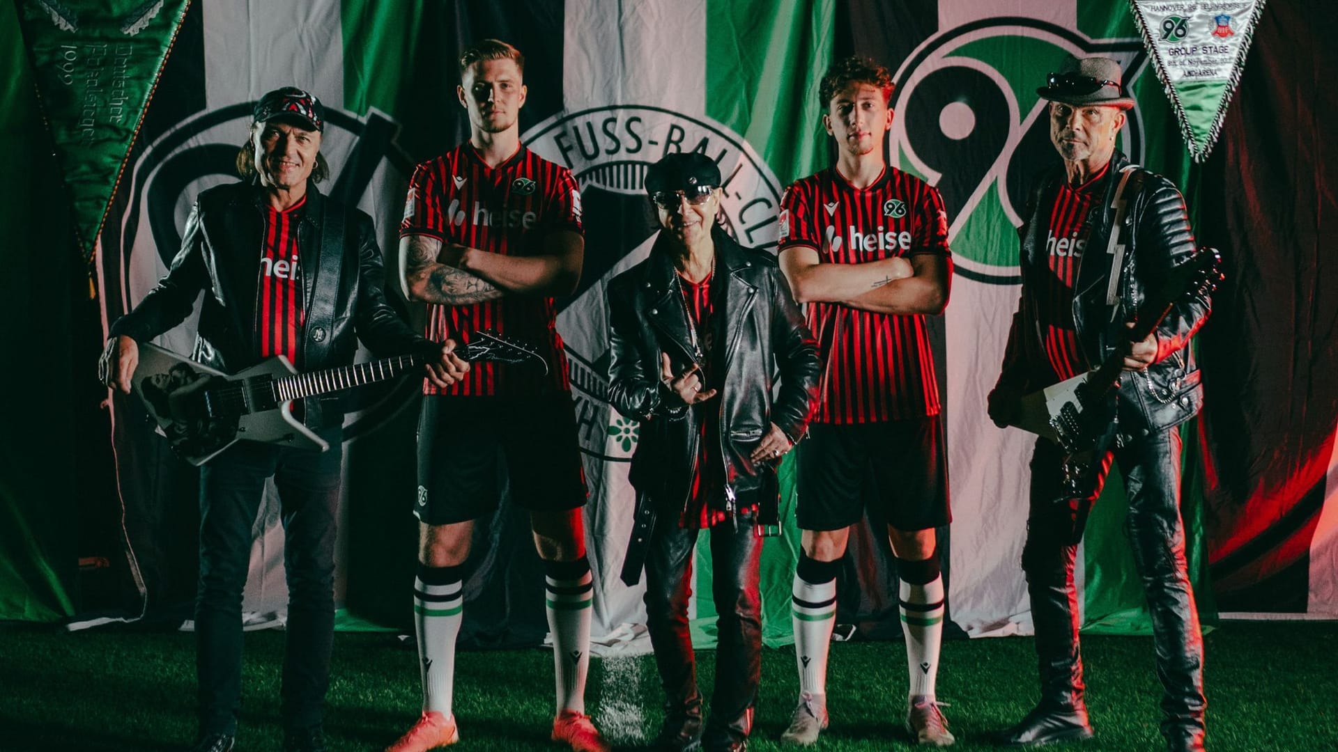 Scorpions präsentieren neues Hannover-96-Trikot