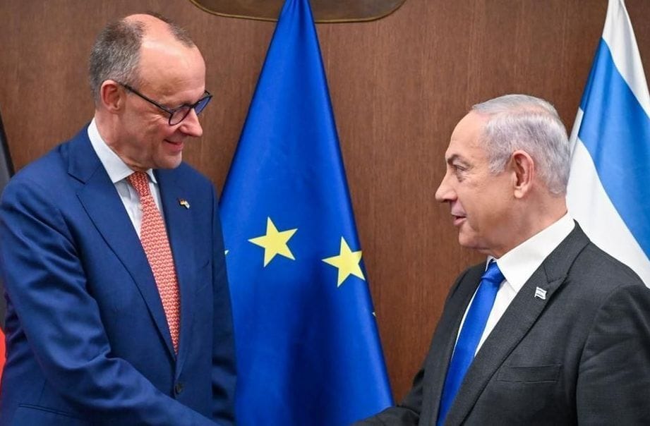 Friedrich Merz mit Benjamin Netanjahu im Jahr 2024.