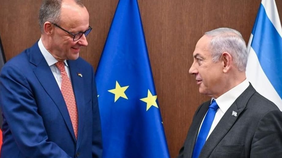 Friedrich Merz mit Benjamin Netanjahu im Jahr 2024. Friedrich Merz mit Benjamin Netanjahu im Jahr 2024.