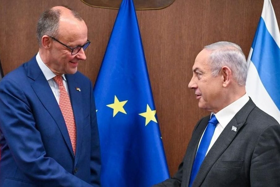 Friedrich Merz mit Benjamin Netanjahu im Jahr 2024.