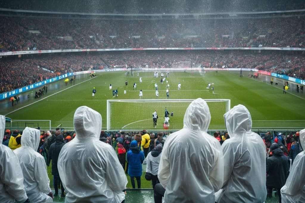 Der Onesize-Regenponcho von Opret eignet sich perfekt für Unternehmungen vom Stadionbesuch bis zum Campingurlaub.