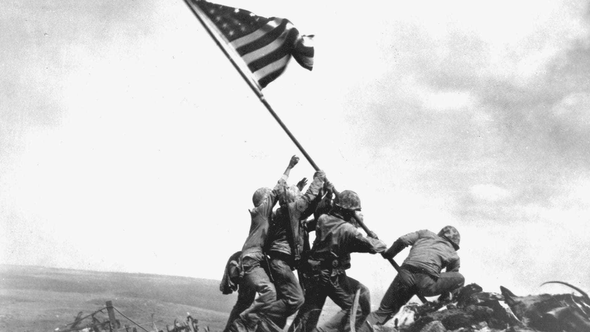 "Raising the Flag on Iwo Jima": Das Bild des Fotografen Joe Rosenthal ist in den USA ikonisch.