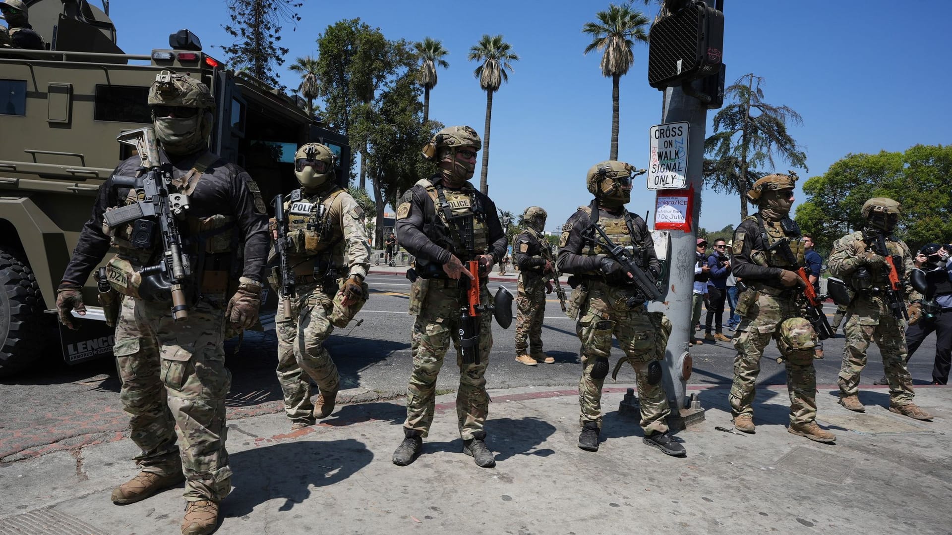 APTOPIX Immigration Raids Los Angeles