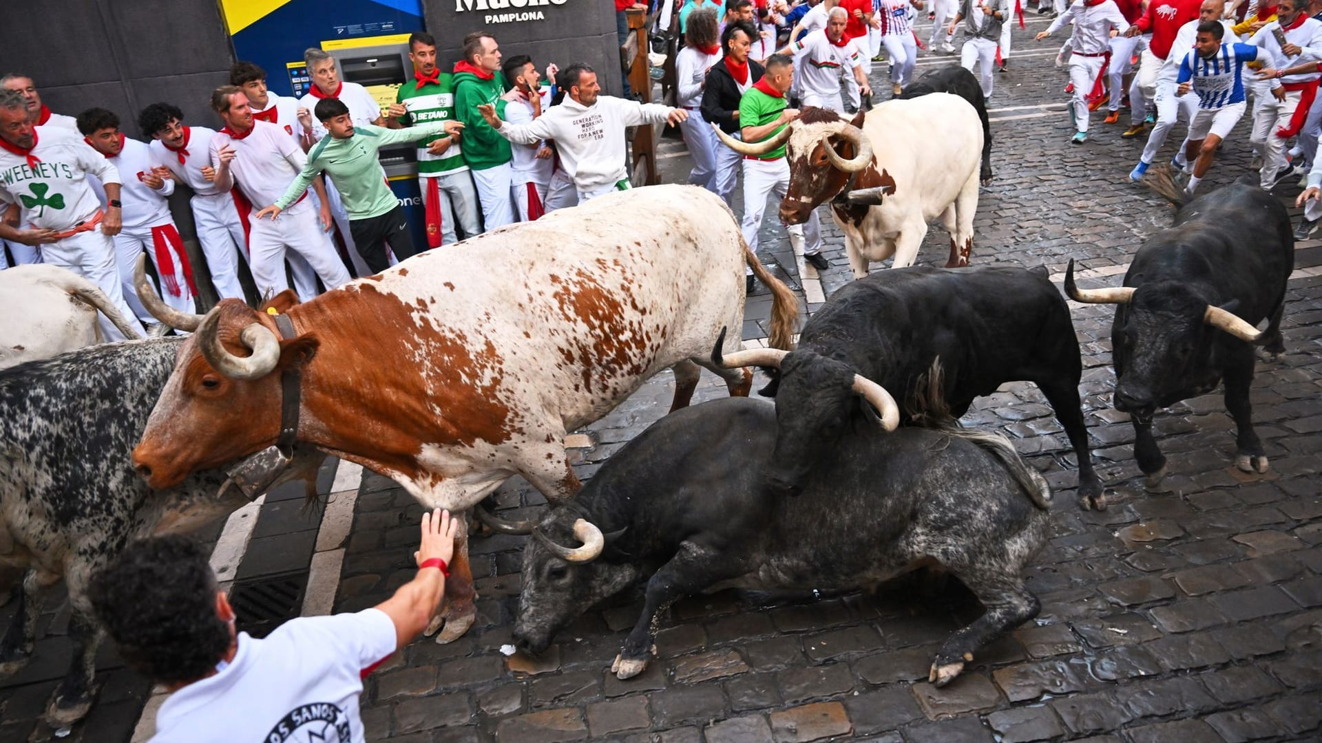 Stierlauf in Pamplona