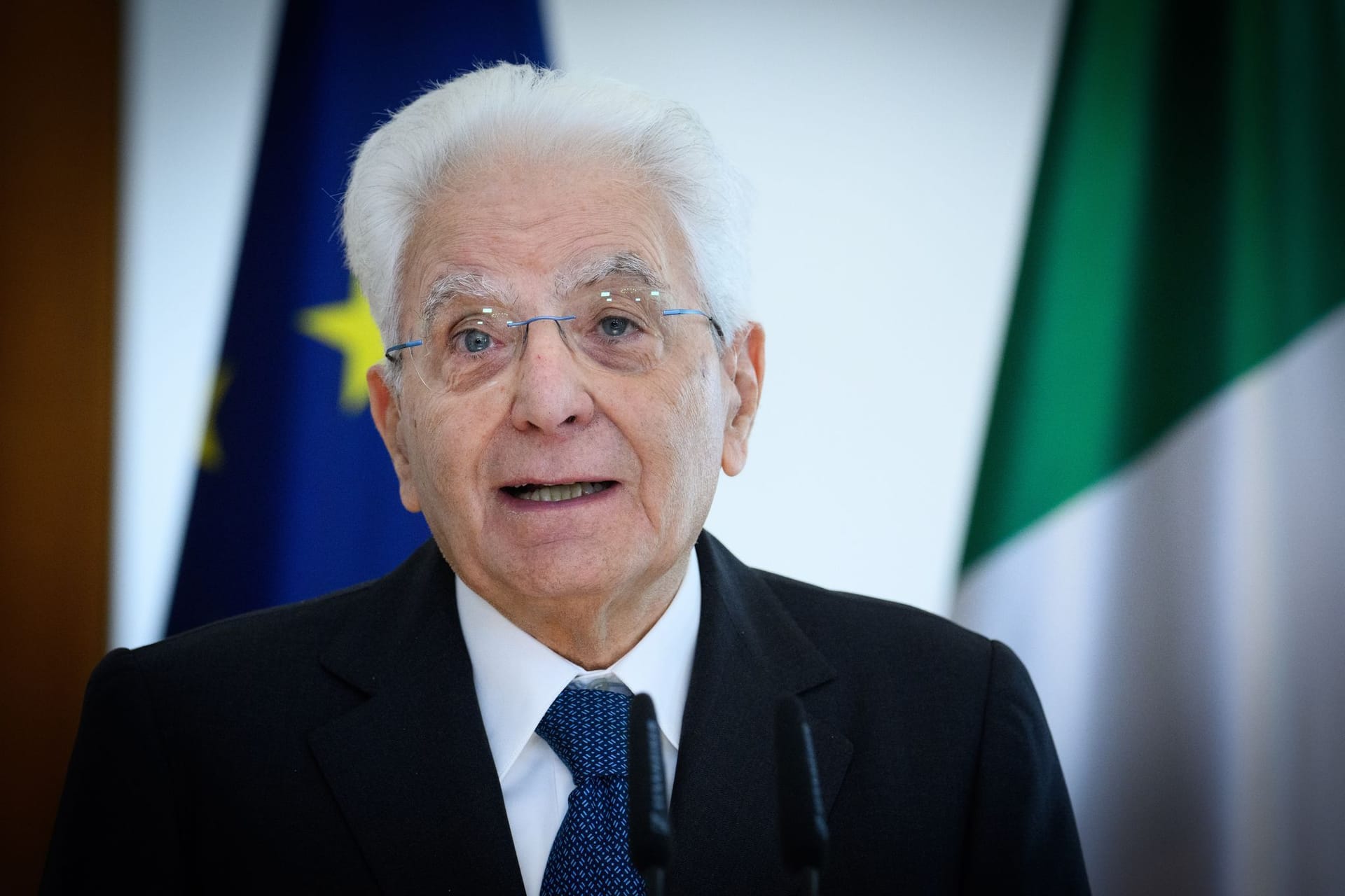 Italiens Präsident Sergio Mattarella