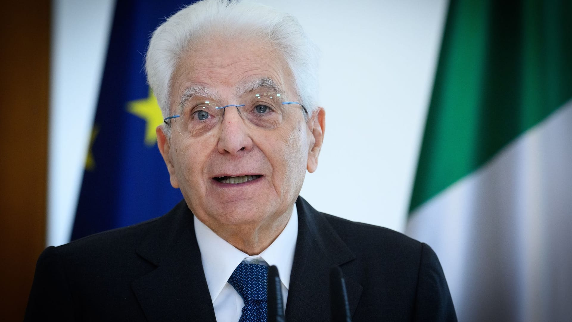 Italiens Präsident Sergio Mattarella