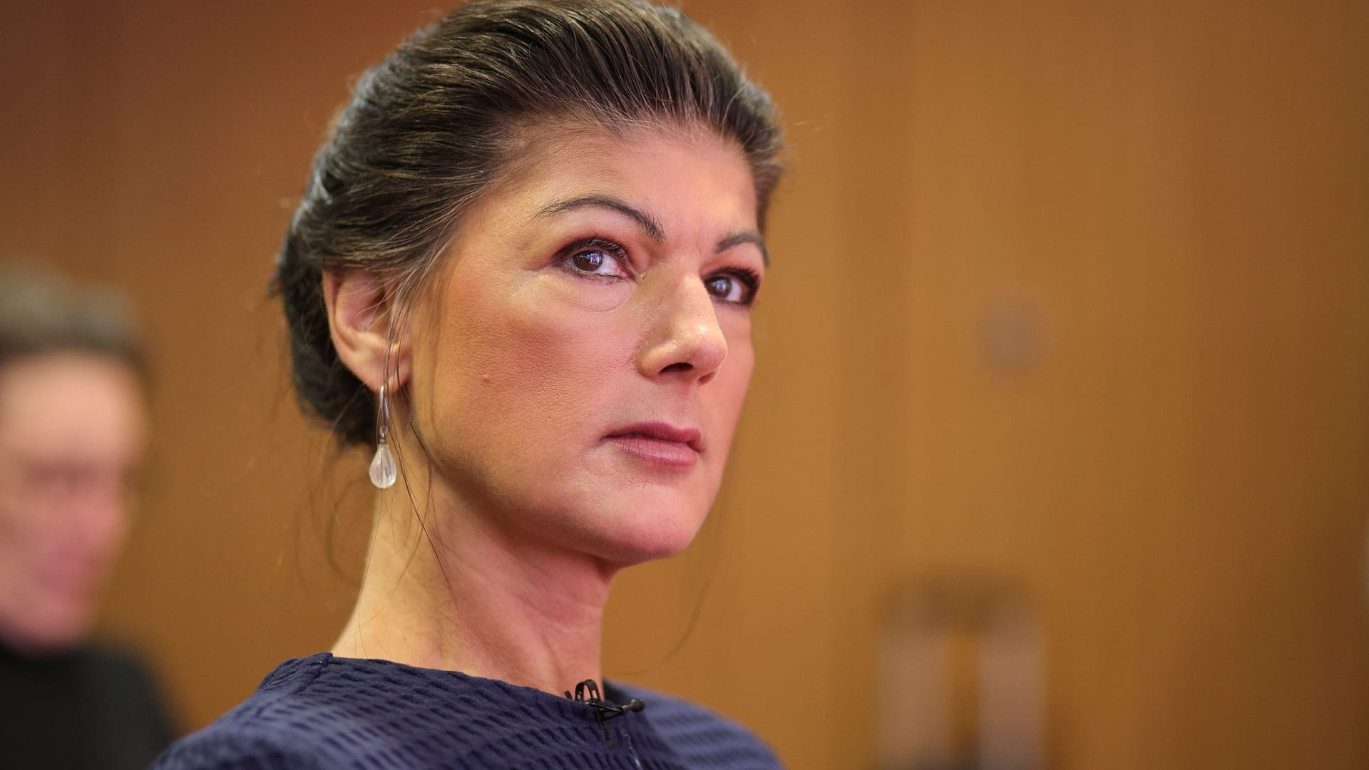 Sahra Wagenknecht: Sie wuchs in der DDR auf.