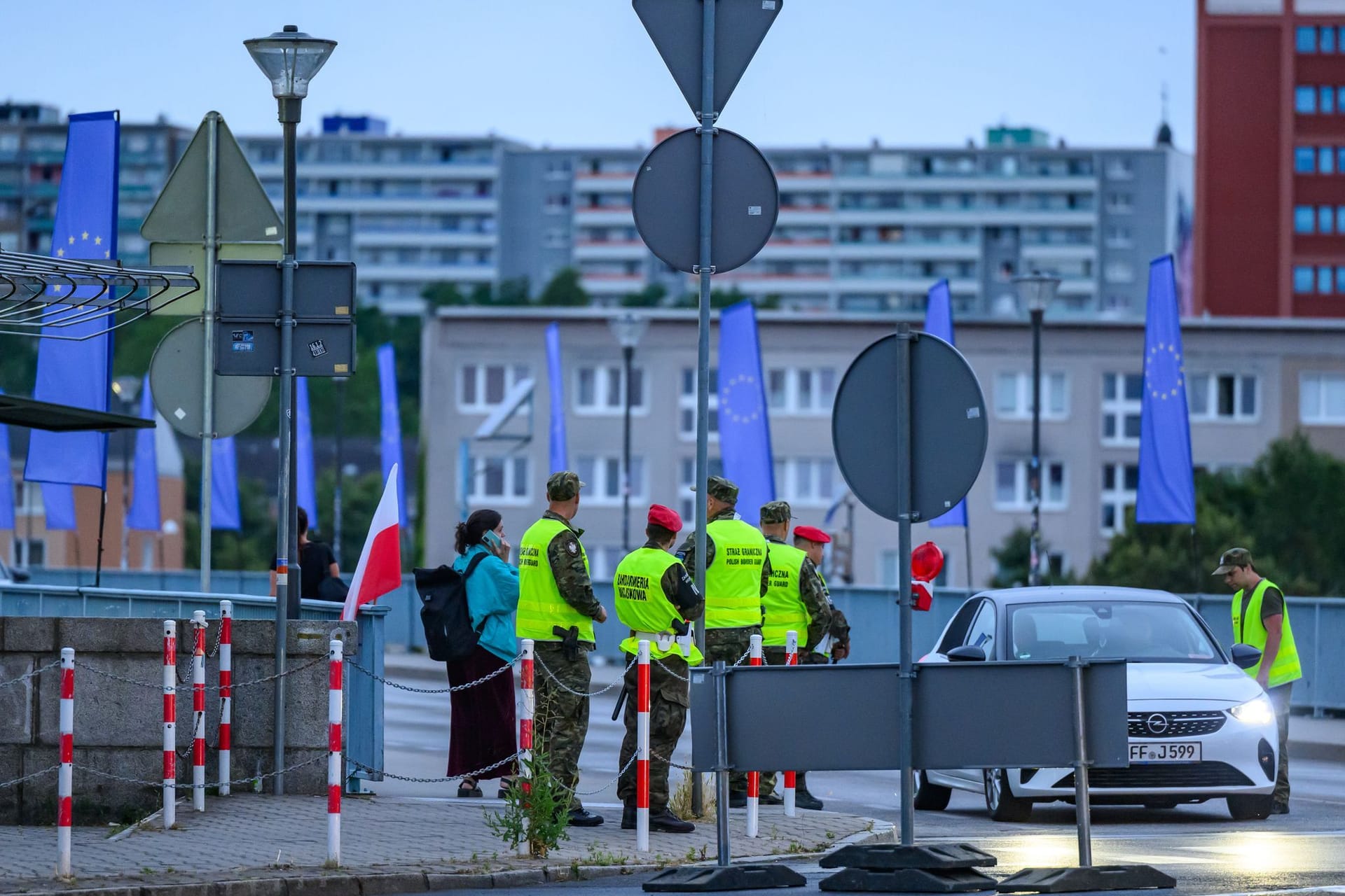 Kontrollen an der deutsch-polnischen Grenze