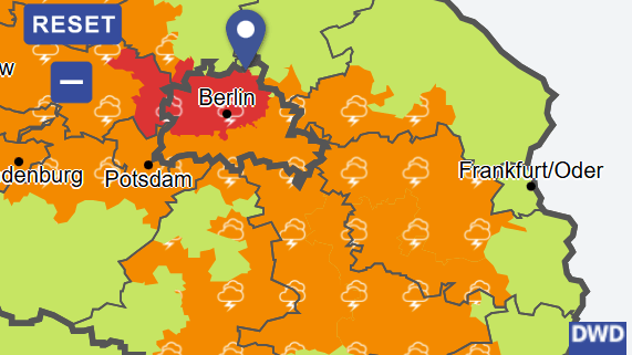 Unwetter in der Region: Der Deutsche Wetterdienst warnt. Unwetter in der Region: Der Deutsche Wetterdienst warnt.
