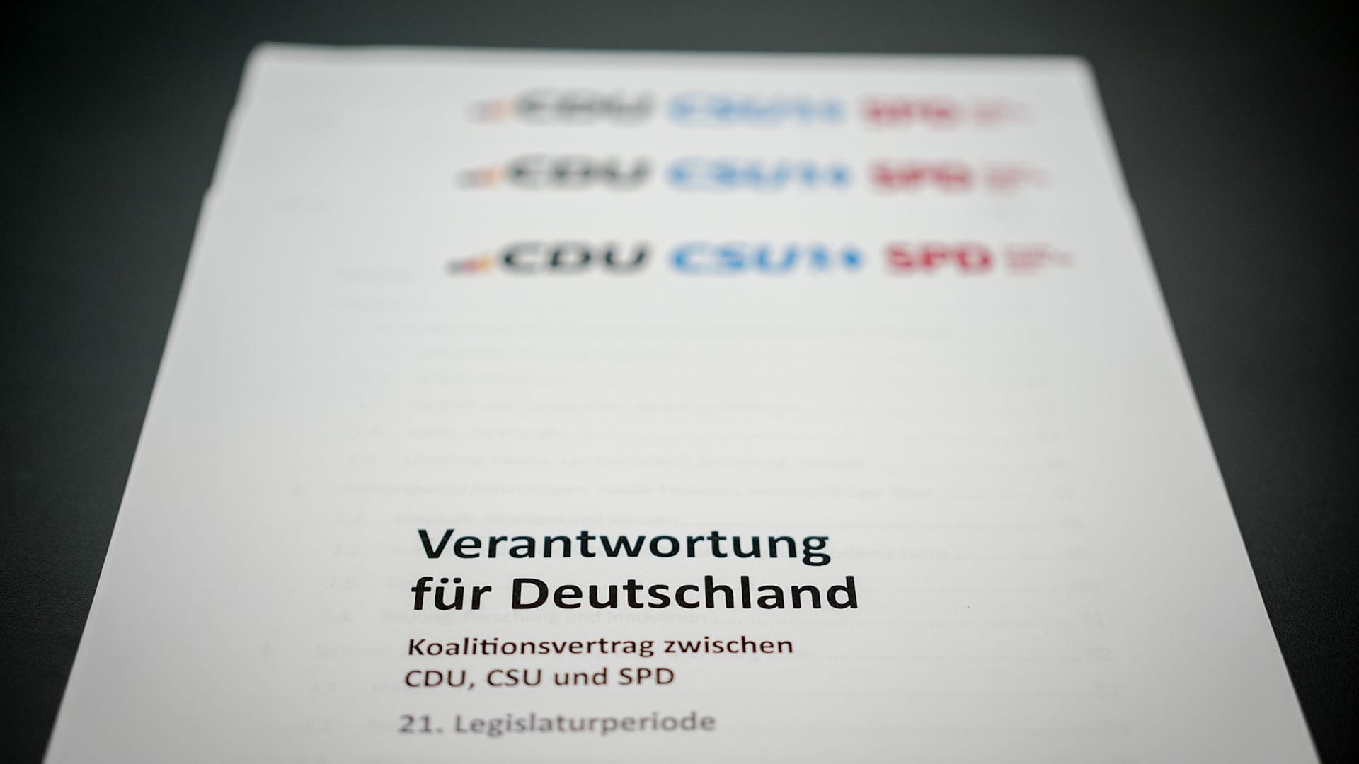 Koalitionsvertrag zwischen CDU, CSU und SPD Koalitionsvertrag zwischen CDU, CSU und SPD