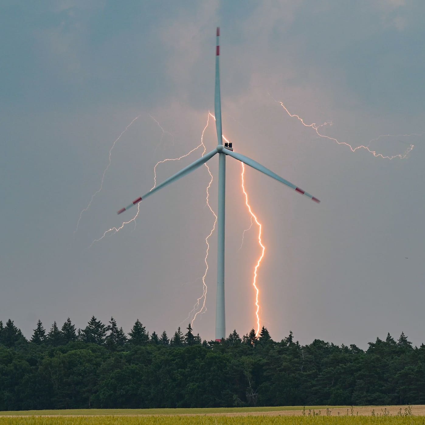 Gewitter über Berlin und Brandenburg