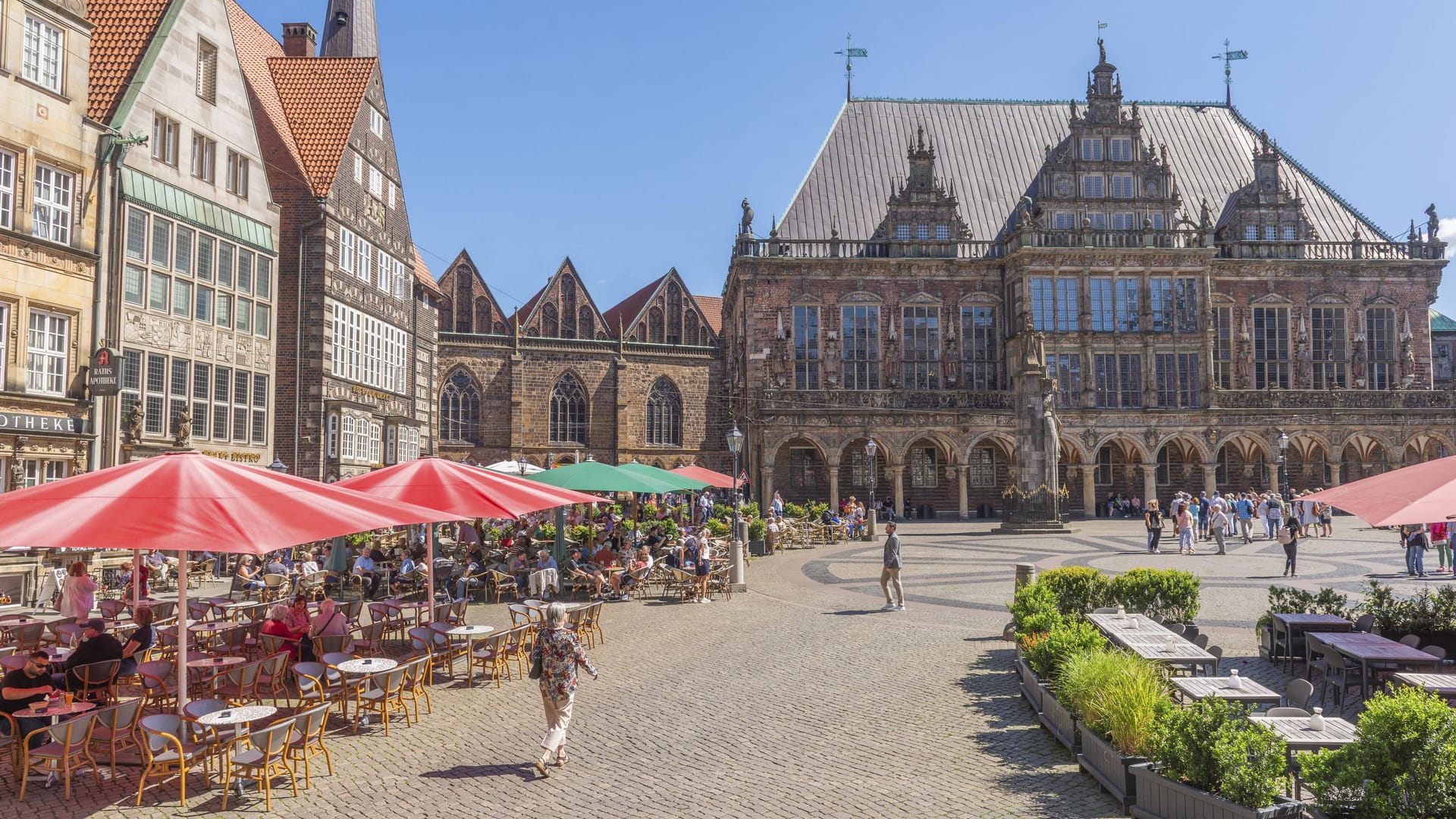 Das Bremer Rathaus (Symbolfoto): Die Hansestadt führt weiter die bundesweite Schuldenstatistik an. Das Bremer Rathaus (Symbolfoto): Die Hansestadt führt weiter die bundesweite Schuldenstatistik an.