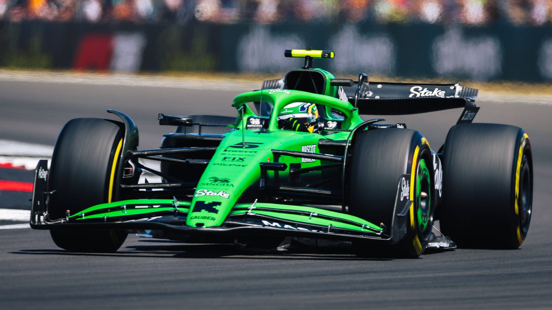 Gabriel Bortoleto: Der Brasilianer crashte mit seinem Sauber.