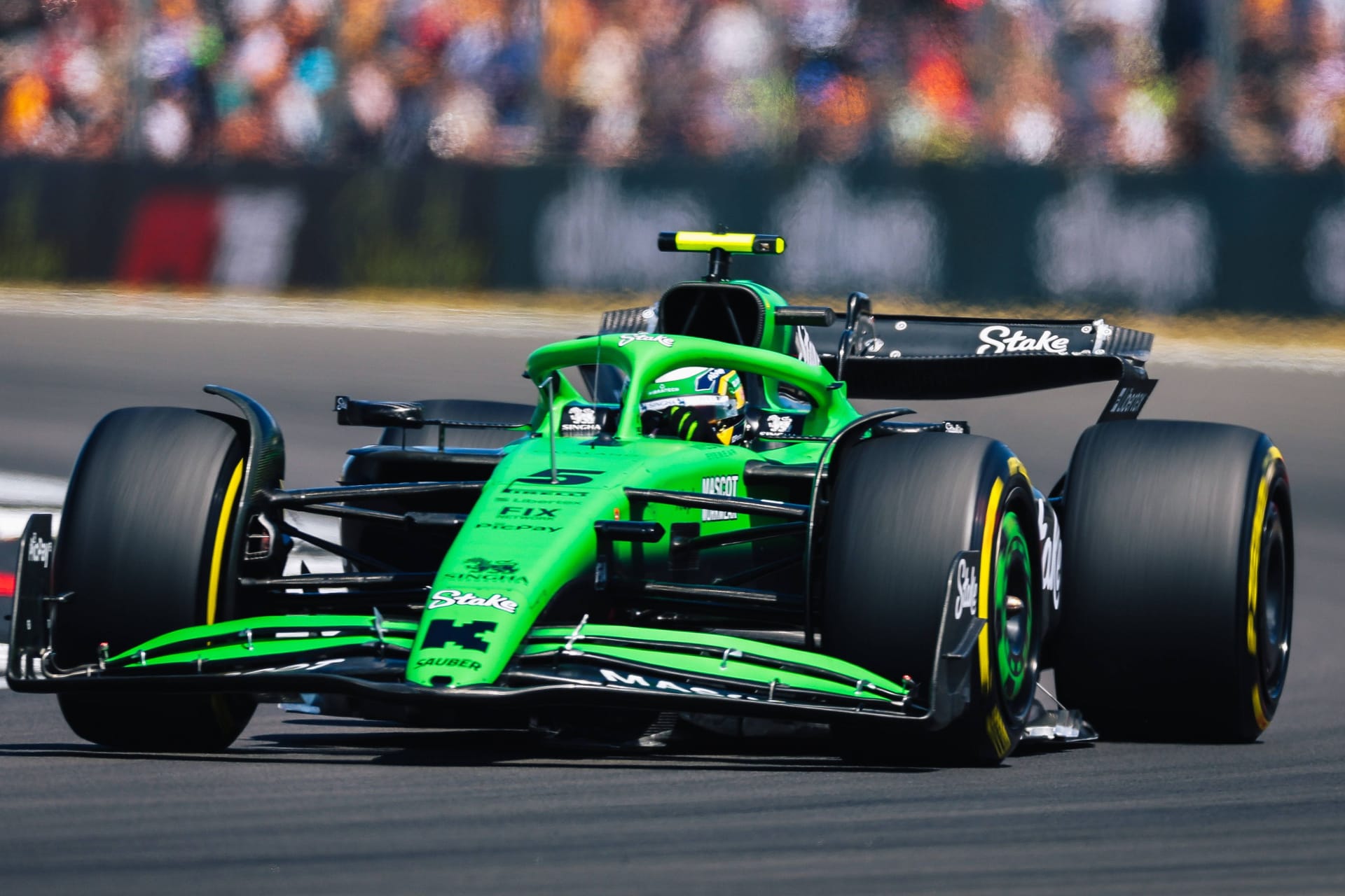 Gabriel Bortoleto: Der Brasilianer crashte mit seinem Sauber.