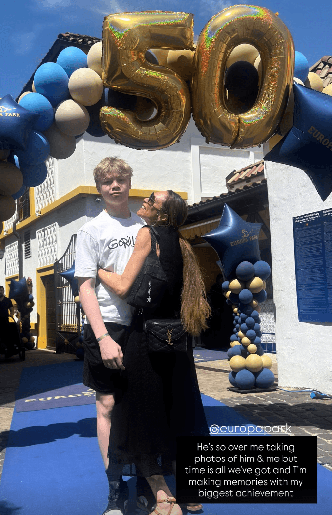 Amadeus und Lilly Becker im Europapark