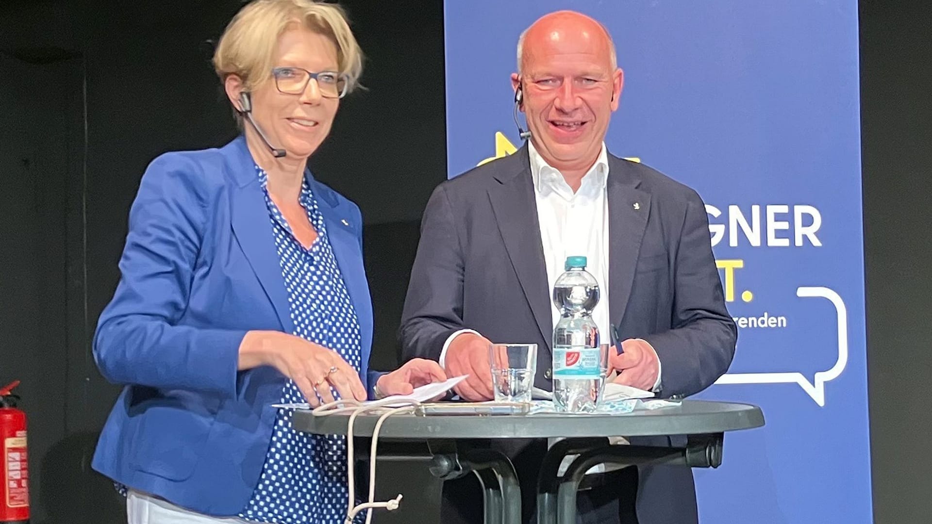 Berlins Regierender Bürgermeister Wegner in Neukölln Berlins Regierender Bürgermeister Wegner in Neukölln