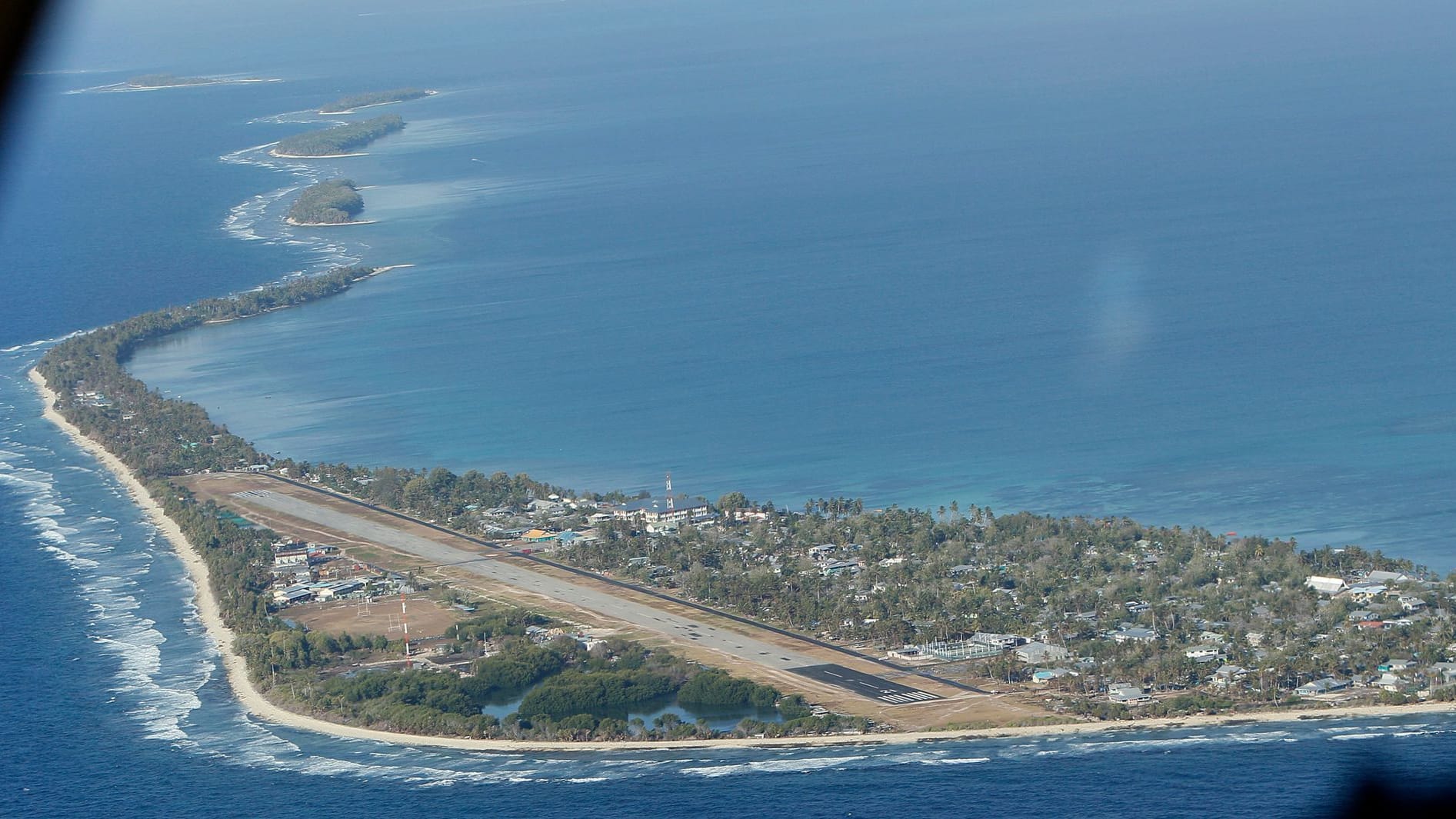 Hauptinsel des Inselstaates Tuvalu