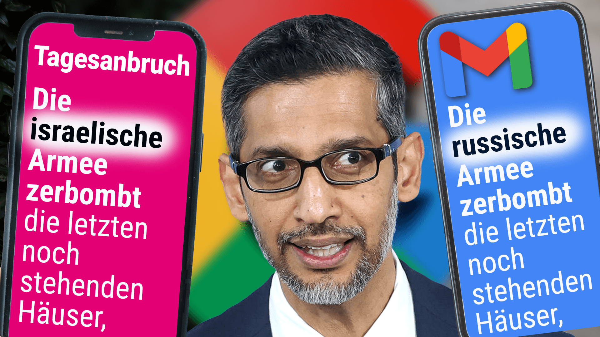 Google-Chef Sundar Pichai: Der Gmail-Dienst aus dem Haus des Konzerns fantasierte wild.