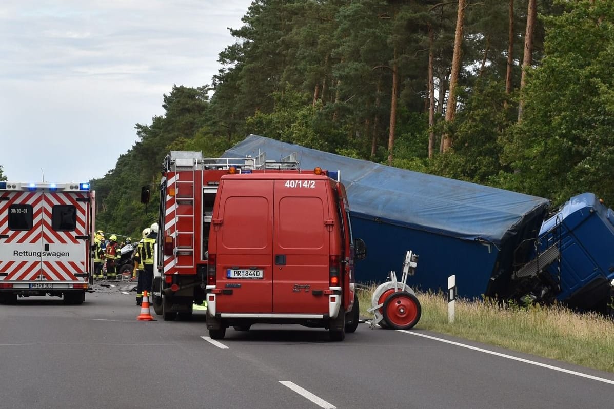 Die Unfallstelle: Was die Ursache für den Zusammenstoß war, ist noch unklar.