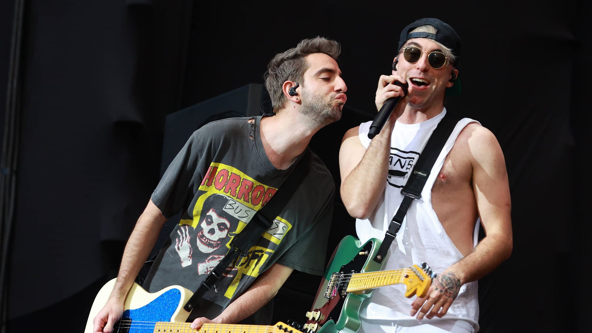 All Time Low bei einem Auftritt (Archivbild): Die US-Band kommt Anfang 2026 nach Deutschland. All Time Low bei einem Auftritt (Archivbild): Die US-Band kommt Anfang 2026 nach Deutschland.