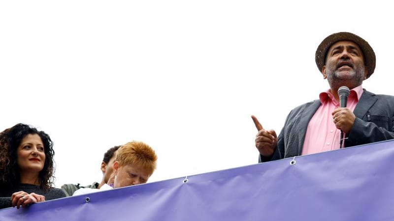 Bundestagsvizepräsident Omid Nouripour (Bündnis 90/Die Grünen) bei der Eröffnungsrede.
