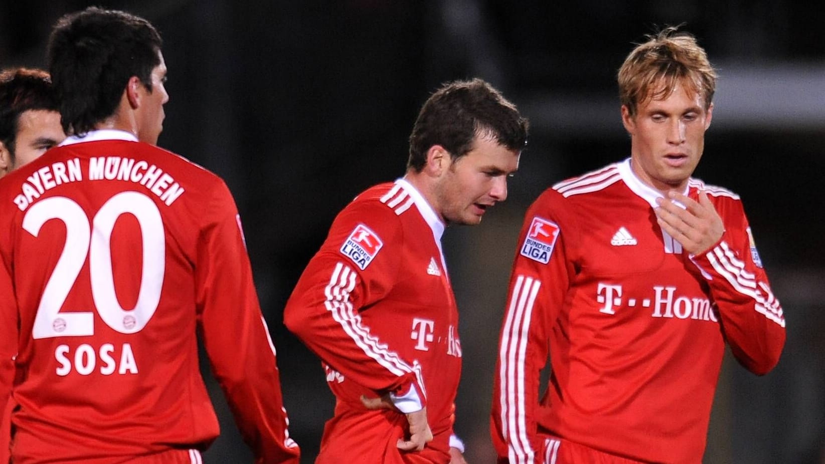 Jose Ernesto Sosa, Andreas Görlitz und Andreas Ottl im Dress des FC Bayern (v.l./Archivbild): Görlitz übernimmt jetzt einen Trainerposten.