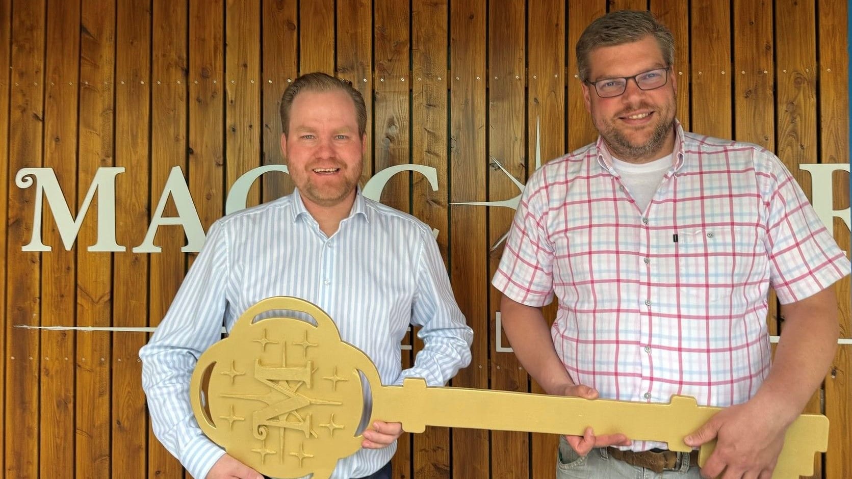 Tom Becker (links) und Bastian Lampe: Die Eigentümer wollen wieder zum Ursprung des Parks zurück.