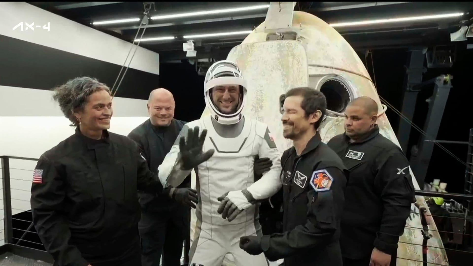 Private Astronautenmission von ISS zurück auf der Erde