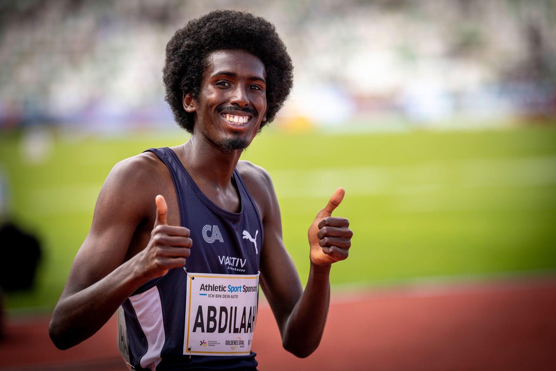 Mohamed Abdilaahi: Der Kölner hat einen fast 28 Jahre alten deutschen Rekord eines Olympiasiegers gebrochen.